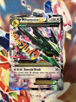 Pokemon M Rayquaza EX 76/108 Mega XY Roaring Skies NM - Image 1