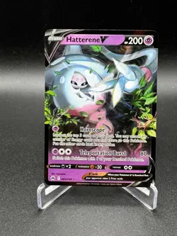 Pokemon TCG Hatterene V Crown Zenith 65/159 Full Art Ultra Rare Holo - Image 1