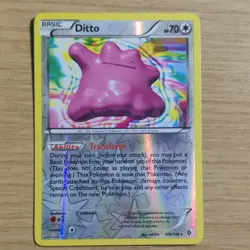 Pokemon Ditto 108/149 Boundaries Crossed Reverse Holo MP-LP English 2012 - Image 1
