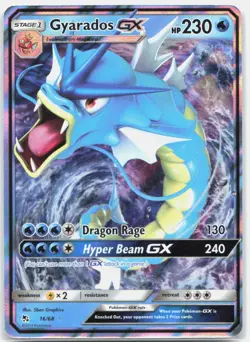 Gyarados GX 16/68 Holo GX Rare Hidden Fates Pokemon Near Mint - Image 1