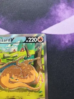 Pokemon TCG Charizard v SWSH260 Sword & Shield Promo Card Near Mint Condition - Image 3