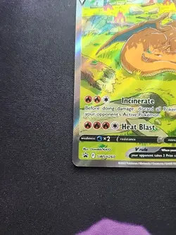 Pokemon TCG Charizard v SWSH260 Sword & Shield Promo Card Near Mint Condition - Image 4