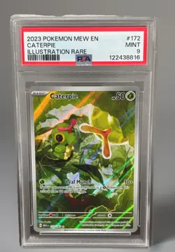 Pokemon TCG Caterpie 172/165 Illustration Rare Scarlet & Violet 151 - Image 1