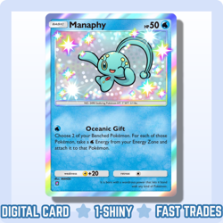 [DIGITAL] Pokemon TCG Pocket - 💧 Manaphy SHINY - Mega Rising - ENGLISH - Image 1