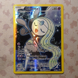 Pokemon TCG Meloetta XY120 XY Promo Holo Basic Psychic 80 HP English 2016 NM🔥🔥 - Image 1
