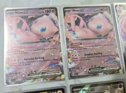 Mew Holographic Pokemon Cards Bundle #1 Plus Flying Surfing Pikachu 8 Cards Lot - Image 5