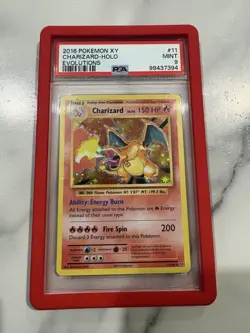 PSA 9 Charizard 11/108 Pokemon XY Evolutions Reverse Holo 2016 English - Image 1