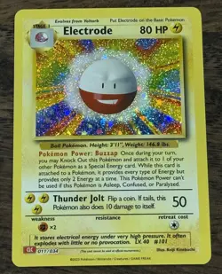 ⚡ Electrode 011/034 CLC ⚡ Pokemon TCG Classic Collection NM Holo - Image 1