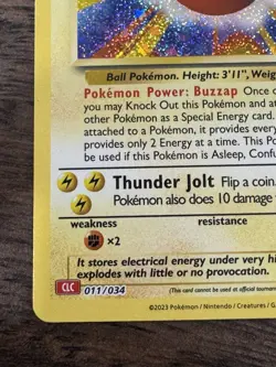 ⚡ Electrode 011/034 CLC ⚡ Pokemon TCG Classic Collection NM Holo - Image 4