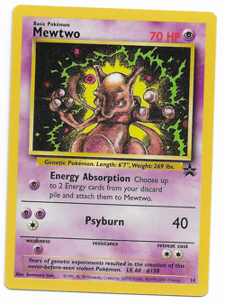Pokemon Black Star Promo Mewtwo #14 NM/LN - Image 1