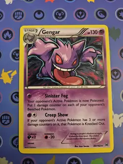 Pokemon - Gengar 60/162 BREAKthrough (2015) - Holo Rare - NM - Image 1