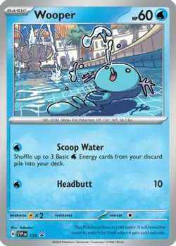 1x Wooper - SVP155 - Holo - SVP Black Star Promos NM-Mint Pokemon SV Black Star - Image 1