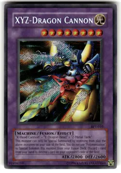 XYZ-Dragon Cannon Unlimited Secret Rare 2003 Collectors Tin BPT-010 LP - Image 1
