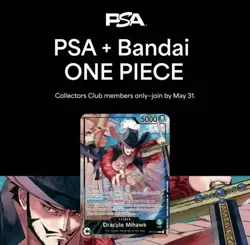 PSA Magazine One Piece CCG Dracule Mihawk Leader Card OP14-020|PREORDER FREESHIP - Image 2