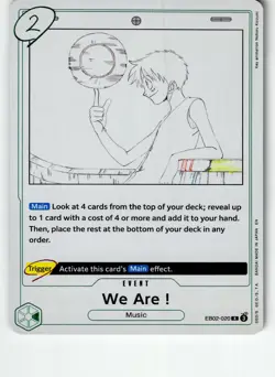 We Are! EB02-020 Rare Extra Booster: Anime 25th Collection One Piece LP - Image 1