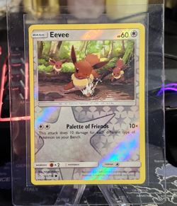 🐾 Eevee – #105/156 – Ultra Prism – Reverse Holo – NM (Raw) Pokemon Card - Image 1