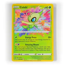 Pokemon - Celebi - 009/185 - SWSH Vivid Voltage - Amazing Rare Card - Image 1