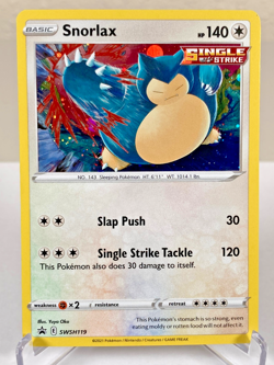 Snorlax SWSH119 SWSH: Sword & Shield Promo Pokemon Card - Near Mint - Image 1