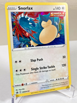 Snorlax SWSH119 SWSH: Sword & Shield Promo Pokemon Card - Near Mint - Image 2
