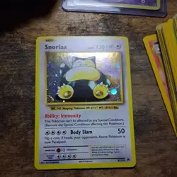 Pokemon Snorlax XY179 Black Star Promo Holo Basic Card XY 2016 with 2 swirls 🌀 - Image 1