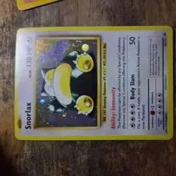 Pokemon Snorlax XY179 Black Star Promo Holo Basic Card XY 2016 with 2 swirls 🌀 - Image 2
