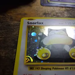 Pokemon Snorlax XY179 Black Star Promo Holo Basic Card XY 2016 with 2 swirls 🌀 - Image 3