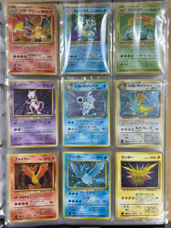 Lot 72 Vintage Japanese Pokemon Card Set HP MP Old Back Mewtwo Charizard - Image 1