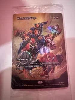 Warstorm Surge P 001 Promo Marvel Avengers Armageddon MTG Magic TCG Card Sealed - Image 1