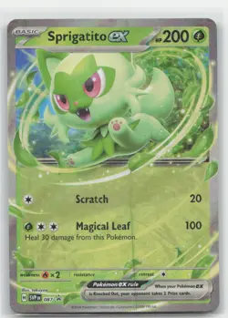 Sprigatito ex Holo SV: Scarlet & Violet Promo Cards 087 NM - Image 1