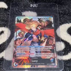 Bandai Lucy Leader Card OP15-002 OP-15 5000 Power Foil Alt Art One Piece - Image 2