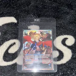 Bandai Lucy Leader Card OP15-002 OP-15 5000 Power Foil Alt Art One Piece - Image 3