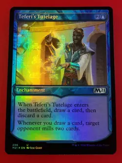 1x Teferi's Tutelage | FOIL Showcase | M21 Core Set 2021 | MTG Magic Cards - Image 3