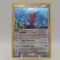 2005 Pokemon Porygon2 12/115 Unseen Forces 70HP Holo Rare Stamped - Image 1