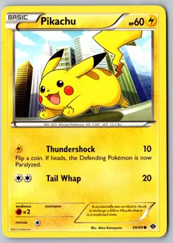 Pokemon: Pikachu Common Next Destinies 39/99 LP+ - Image 1
