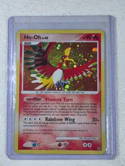 Pokemon Ho-Oh 10/132 Secret Wonders Holo Rare Holo Bleed 2007 Nintendo TCG - Image 1