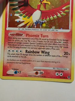 Pokemon Ho-Oh 10/132 Secret Wonders Holo Rare Holo Bleed 2007 Nintendo TCG - Image 2