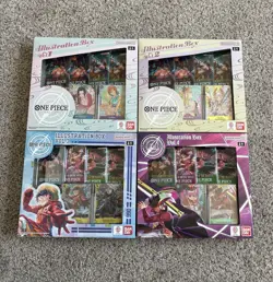 One Piece Illustration Boxes Vol 1-4 Full Set New Sealed English - Image 1