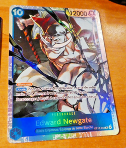 ONE PIECE CARD GAME CARTE FRANCAISE Edward Newgate OP13-042 FR NM #B - Image 1