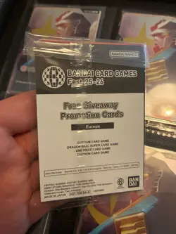 SEALED TCG Bandai Card Games Fest 25-26 Promo PACK Gundam,Afro-LuffyDBZ, Digimon - Image 3