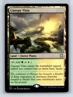 Commander: Adventures in the Forgotten Realms #227 Canopy Vista - Image 1
