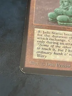 Jade Statue Alpha Mtg Magic The Gathering Card Lp - Image 2