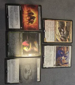 Mtg Lot Of 5 Rares - Image 1