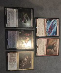 Mtg Lot Of 5 Rares - Image 1