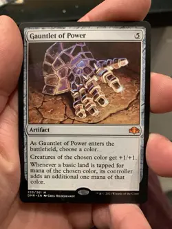 Gauntlet of Power LP, English MTG Dominaria Remastered - Image 1