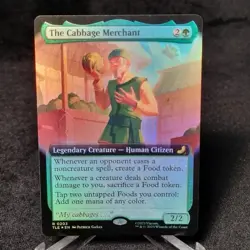 MTG The Cabbage Merchant Extended FOIL Avatar: TLA English TCG Vintage - Image 1
