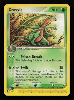 Grovyle 31/109 Uncommon Ruby & Sapphire Pokemon Card - Image 1