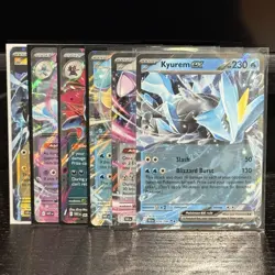 Pokemon TCG Black Bolt/White Flare ex Holo Card Lot (6) - Image 1