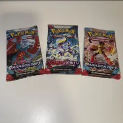 Pokemon Scarlet & Violet base and Paradox Rift 3 Booster Packs - Image 1