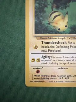 Pikachu 27 Black Star Promo Series Nintendo Pokemon Card Non Holo - Image 5