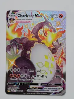 Pokemon Charizard VMAX SV107/SV122 Shining Fates Shiny Vault Holo Full Art NM - Image 1